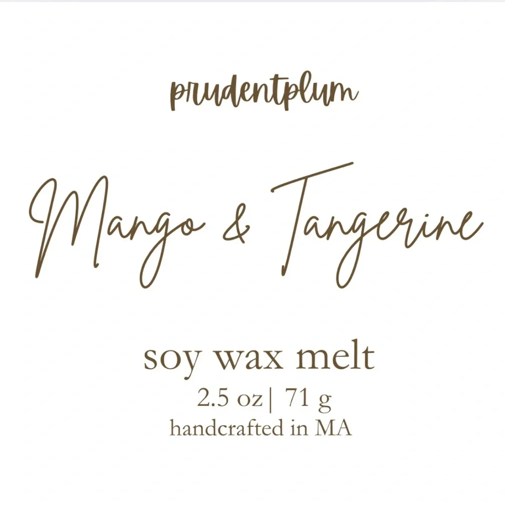 Handmade mango tangerine